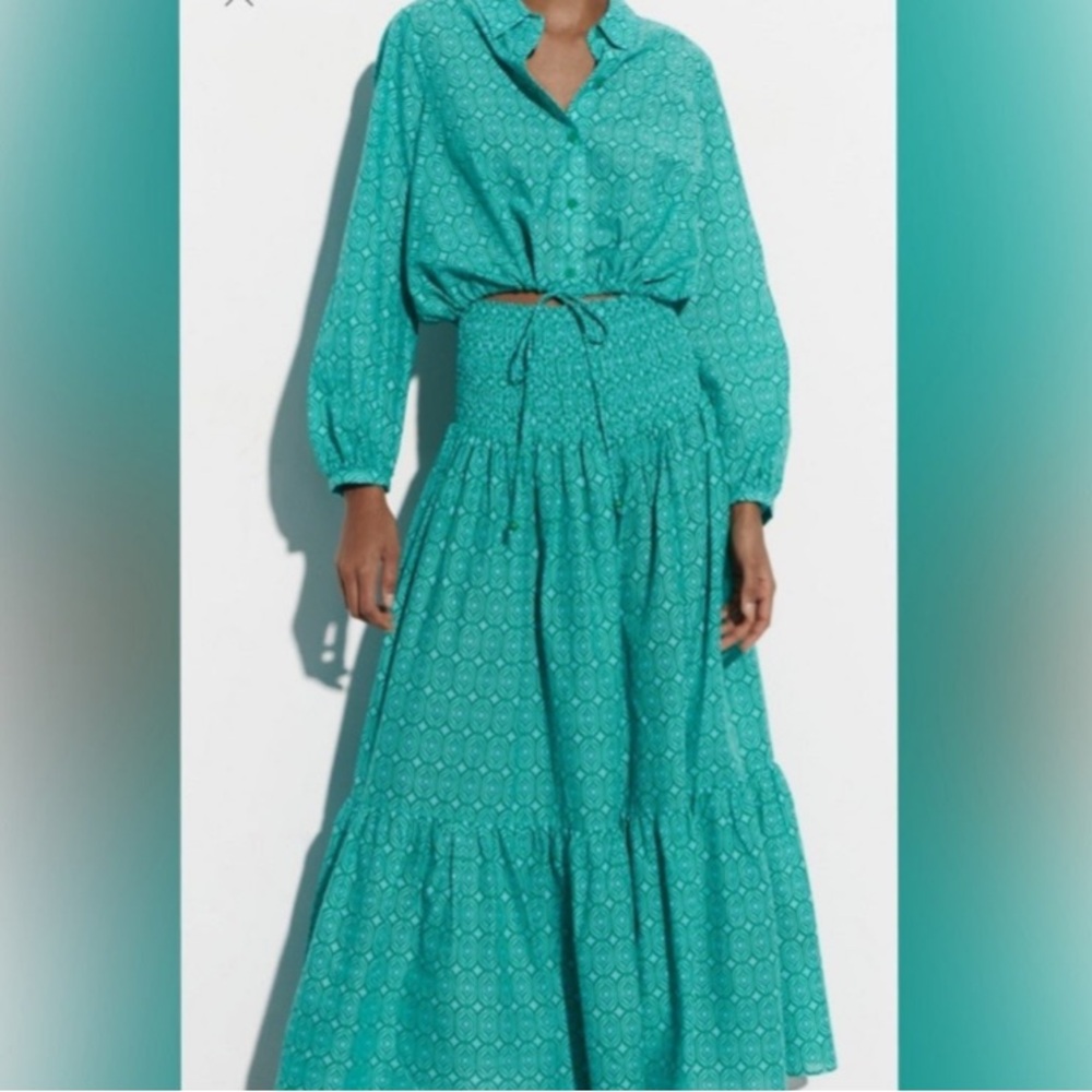 Zara Teal Dress